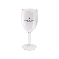 Premium quality round acrylic wine glass with stem. The look a... from ASI...