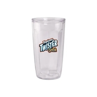 16 oz. USA made clear acrylic plastic double wall insulated... from ASI 98360...