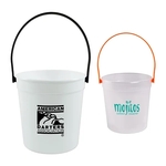 32 Oz Plastic Rum Bucket with Mix and Match Color Handle
