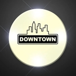 Imprintable Stock Flashing Circle Pins