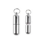 Aluminum Pill Holder Keychain