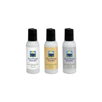 Sun products in bottles. Unscented, water-resistant. sweat-resistant, dry...