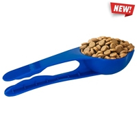 3.875" x 9.5" x 1.8" blue plastic pet food scooper.... from ASI 34415 Alpi...