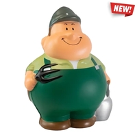 Farmer Bert stress reliever made of squeezable polyurethane foam.... from ASI...