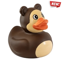3" x 2.75" x 3" teddy bear rubber duck.... from ASI 34415 Alpi International LTD