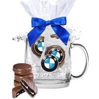 Glass Mug with Chocolate Covered Oreo's