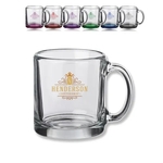 13 oz. Libbey Clear Glass Coffee Mugs