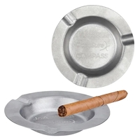 Ashtray made of stainless steel with three cigar grooves.... from ASI 57655...