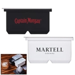 Dual Silicone 2" Ice Cube Mold Tray