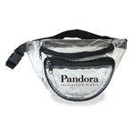 USA INVENTORY 3 ZIPPER CLEAR FANNY PACK