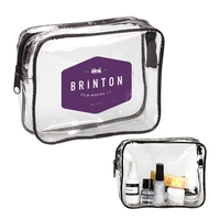 Clear Travel Cosmetic Bag... from ASI 31517 Admart Products / Admart Line