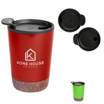 10Oz. Stainless Steel Zoe Tumbler With Cork Base