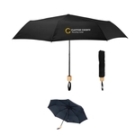 41" Arc Umbrella With 100% RPET Canopy & Bamboo Handle