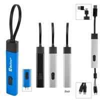 Recycled Aluminum Retractable Travel Charging Cable