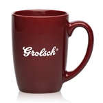16 oz. Large Mocha Glossy Ceramic Custom Mugs