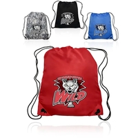 14" x 16.5" polyester drawstring backpack.... from ASI 39552 BEL Promo