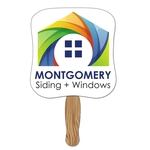 Hand Held Paper Fan - Rectangle