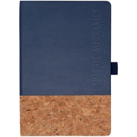 Smooth Vinyl & Cork journal, 5.5 x 8.25 with blind deboss... from ASI 91340...