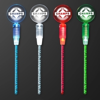 Blank or Imprinted. Deluxe Dual LED Cocktail Stirrer illuminates both the......