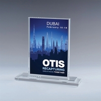 Optic Crystal Plaque Award