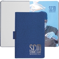 Textured Hard Covers ,matching pen loop on the spine, full-color tip-in,......
