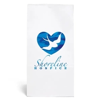 12# paper bag with serrated cut top and gusset... from ASI 37940 Bag Makers Inc