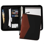 Tribeca Dual Tone 1" Zipper Ring Binder with Handle USA Made