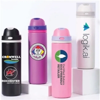 32 Oz. Stainless steel vacuum bottle with twist-on lid/spout... from ASI...