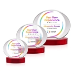 Sheraton VividPrint™ Award on Base - Red