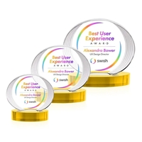 Sheraton VividPrint™ Award on Base - Gold