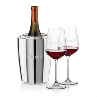 The Pescara Wine Cooler & Wine Glass Set is a refined... from ASI 84592 St...