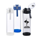 22oz. Locking Lid Glass Travel Bottle