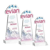 Custom VividPrint™ Award on Mitered Base - Clear (via Ocean)... from ASI...