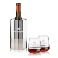 Catania Wine Cooler & Dunhill Stemless Wine Set