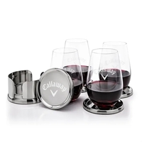 The Baldoni Coasters & Stemless Wine Set blends refined design with... from...