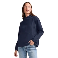 Recycled stretch women's anorak with water-repellent finish and packable...