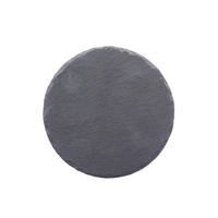 Round Slate Coaster with EVA Bottom Pad