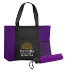 The Mariner Boat Tote Bag/Compact Econo Umbrella Set