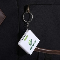 3-foot retractable tape measure with built-in level and key chain/key...