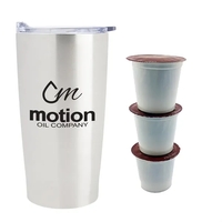 Himalayan Tumbler with three single-serve coffee cups.... from ASI 61125 Hit...