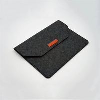 10" Felt Sleeve Case with pocket for Laptop Tablet