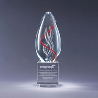 Spiro Art Glass Crystal Award
