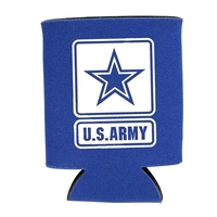 Collapsible, insulated can cooler made of heavy-duty thick polyester foam.......