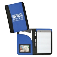 Junior padfolio with inside flap pocket, elastic pen loop, business card......