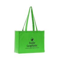 16"W x 12"H non-woven tote bags with 6" gusset and 28"... from ASI 68507 The...