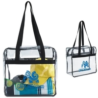 Clear Zippered Tote... from ASI 40480 Koozie Group / Norwood