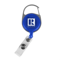 Badge holder with 29" retractable nylon cord and carabiner.... from ASI 68507...