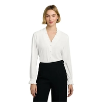 Brooks Brothers Women's Long Sleeve Ruffle Collar Blouse... from ASI 84863...