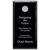 Black Plaque - 6" x 12"... from ASI 40480 Koozie Group / Norwood