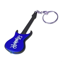 Guitar shaped LED keychain light with 3 LR41 button batteries.... from ASI...
